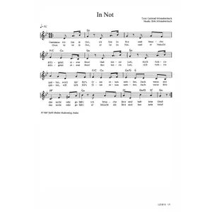 Produktbild des Artikels In Not (Noten - Download)