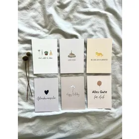 Produktbild des Artikels Postkartenset "Glückwünsche" (Schreibwaren)