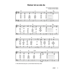 Produktbild des Artikels Keiner ist so wie du (Noten - Download)
