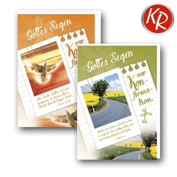 Produktbild des Artikels Faltkarten - Konfirmation 10er Set (Schreibwaren)