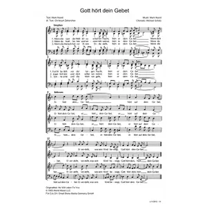 Produktbild des Artikels Gott hört dein Gebet (Noten - Download)