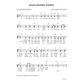 Produktbild des Artikels Jesus kommt wieder (Noten - Download)