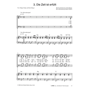 Produktbild des Artikels Die Zeit ist erfüllt (Noten - Download)