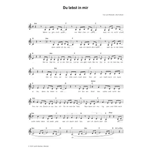 Produktbild des Artikels Du lebst in mir (Noten - Download)