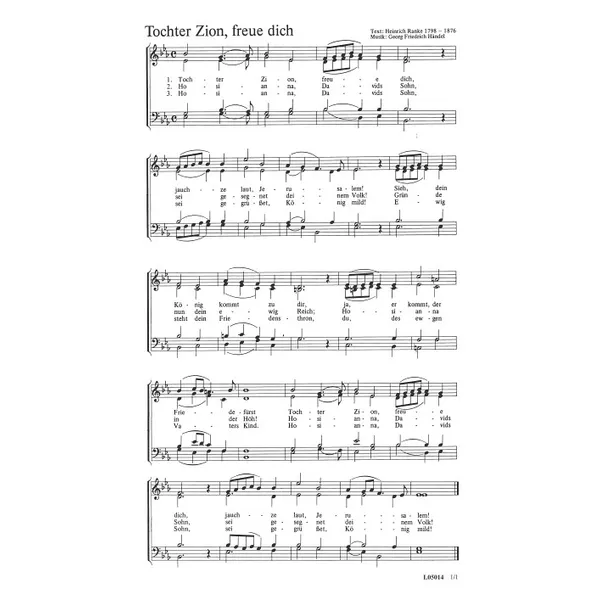 Produktbild des Artikels Tochter Zion (Noten - Download)