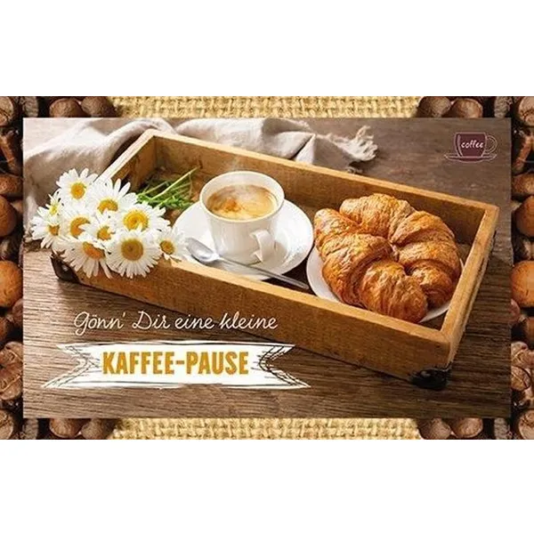 Produktbild des Artikels Kaffeekarte - Gönn dir eine kleine (Lebensmittel)