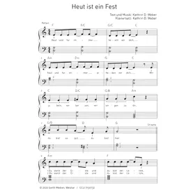 Produktbild des Artikels Heut ist ein Fest (Noten - Download)