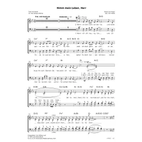 Produktbild des Artikels Nimm mein Leben, Herr (Noten - Download)