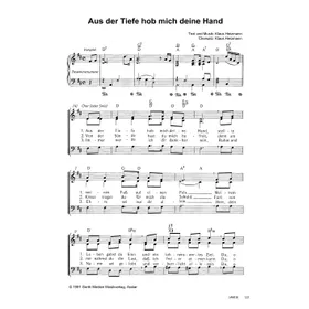Produktbild des Artikels Aus der Tiefe hob mich deine Hand (Noten - Download)