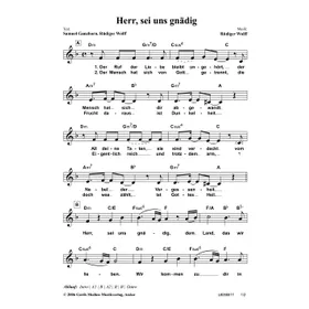 Produktbild des Artikels Herr, sei uns gnädig (Noten - Download)