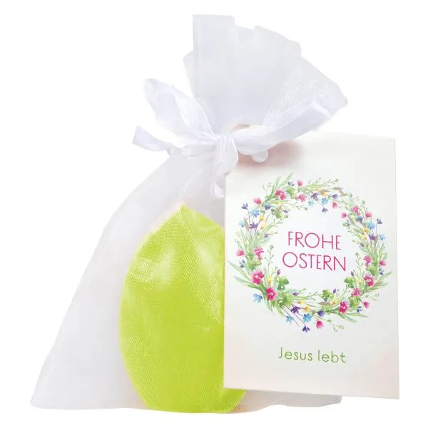 Produktbild des Artikels Kerze Osterei "Frohe Ostern" ()