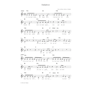 Produktbild des Artikels Einfach so (Noten - Download)