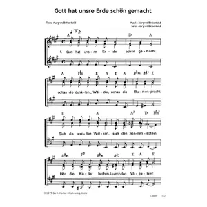 Produktbild des Artikels Gott hat unsre Erde schön gemacht (Noten - Download)