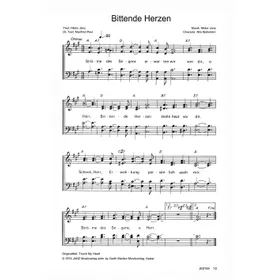 Produktbild des Artikels Bittende Herzen (Noten - Download)