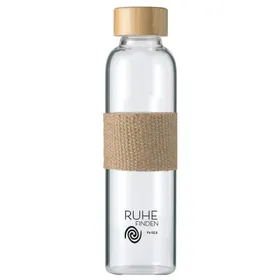 Produktbild des Artikels Glastrinkflasche "Ruhe finden" ()