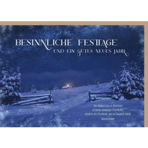 Produktbild des Artikels Faltkarte "Besinnliche Festtage" (Schreibwaren)