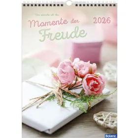 Produktbild des Artikels Momente der Freude 2026 - Posterkalender (Kalender - Spiralbindung)