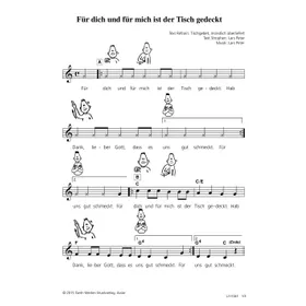 Produktbild des Artikels Für dich und für mich ist der Tisch gedeckt (Noten - Download)