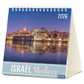 Produktbild des Artikels Israel Shalom 2026 - Tischkalender (Kalender - Spiralbindung)