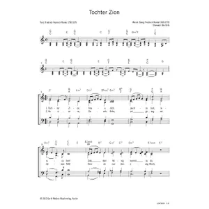 Produktbild des Artikels Tochter Zion (Noten - Download)