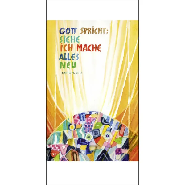 Produktbild des Artikels Jahreslosung 2026 - Faltkarten mit Betrachtung 10er Set (Schreibwaren)