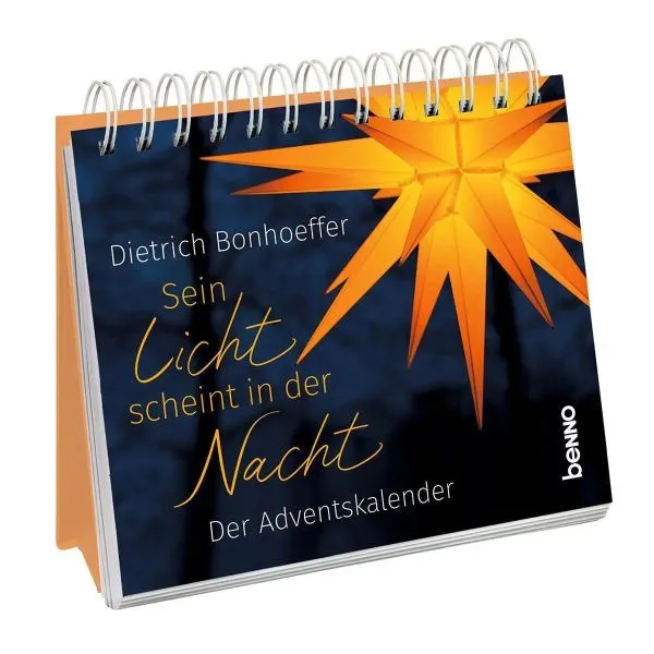 Produktbild des Artikels Sein Licht scheint in der Nacht - Adventskalender (Kalender - Spiralbindung)