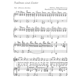 Produktbild des Artikels Psalmen sind Lieder (Noten - Download)