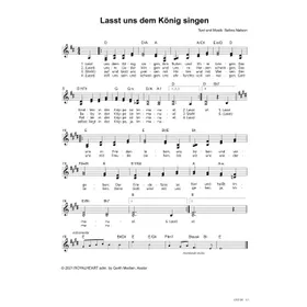 Produktbild des Artikels Lasst uns dem König singen (Noten - Download)