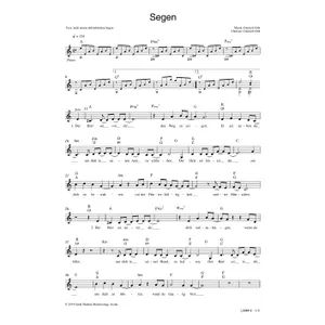 Produktbild des Artikels Segen (Noten - Download)