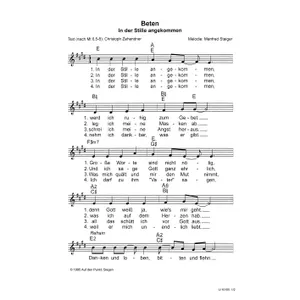 Produktbild des Artikels Beten (Noten - Download)