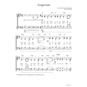 Produktbild des Artikels Ewiger Gott (Noten - Download)