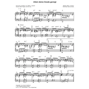 Produktbild des Artikels Allein deine Gnade genügt (Noten - Download)