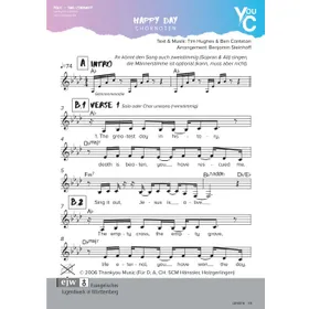 Produktbild des Artikels Happy Day (Noten - Download)