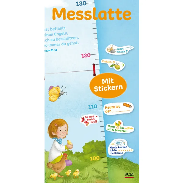 Produktbild des Artikels Messlatte "Gott befiehlt seinen Engeln, dich zu beschützen" ()