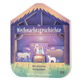 Produktbild des Artikels Die Weihnachtsgeschichte - Mein allererstes Durchguckbuch (Buch - Pappbilderbuch)