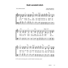 Produktbild des Artikels Gott versteht dich (Noten - Download)