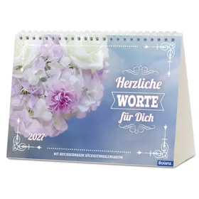 Produktbild des Artikels Herzliche Worte für Dich 2027 - Postkartenkalender (Kalender - Spiralbindung)