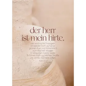 Produktbild des Artikels Postkarten: Der Herr ist mein Hirte, 4 Stück (Schreibwaren)