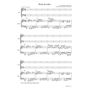 Produktbild des Artikels Wenn du willst (Noten - Download)