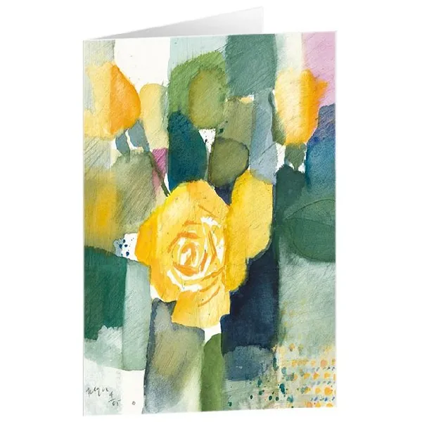 Produktbild des Artikels Kunstkarten "Rosen" 5 Stk. (Schreibwaren)