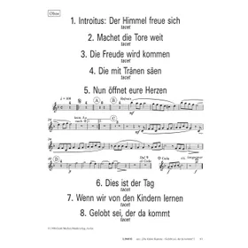 Produktbild des Artikels Gelobt sei, der da kommt (Oboe) (Noten - Download)