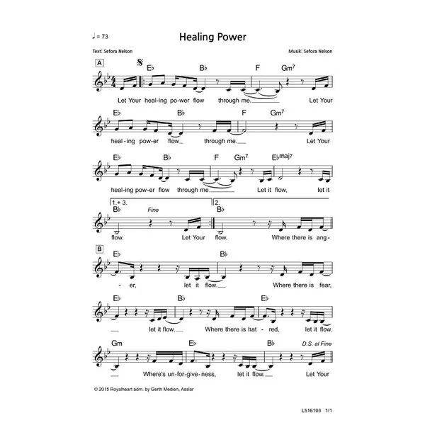 Produktbild des Artikels Healing Power (Noten - Download)