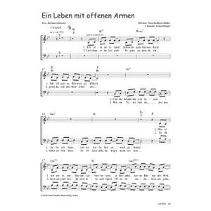 Produktbild des Artikels Ein Leben mit offenen Armen (Noten - Download)
