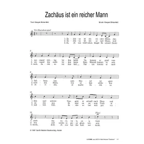 Produktbild des Artikels Zachäus ist ein reicher Mann (Noten - Download)