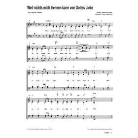 Produktbild des Artikels Weil nichts mich trennen kann von Gottes Liebe (Noten - Download)