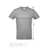 Stimmungsbild zu T-Shirt "Gewöhn dich an Anders" - Hellgrau