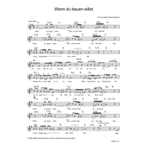 Produktbild des Artikels Wenn du bauen willst (Noten - Download)