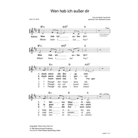 Produktbild des Artikels Wen hab ich außer dir (Noten - Download)