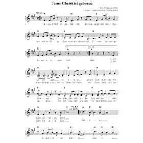Produktbild des Artikels Jesus Christ ist geboren (Noten - Download)