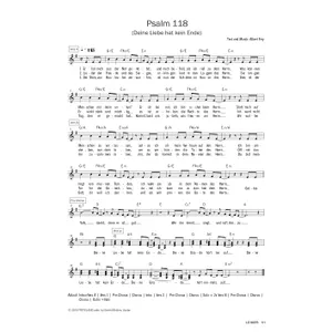 Produktbild des Artikels Psalm 118 (Noten - Download)